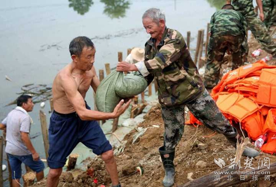 軍民協(xié)防，保衛(wèi)家園。20160713省武警部隊馳援高橋河河頭村截流港潰口。_副本.jpg